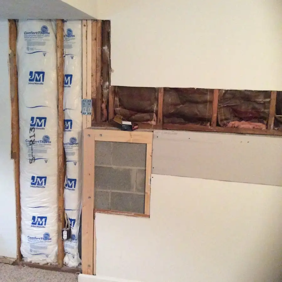 Wall insulation replacement during Structural Drying in Liberty